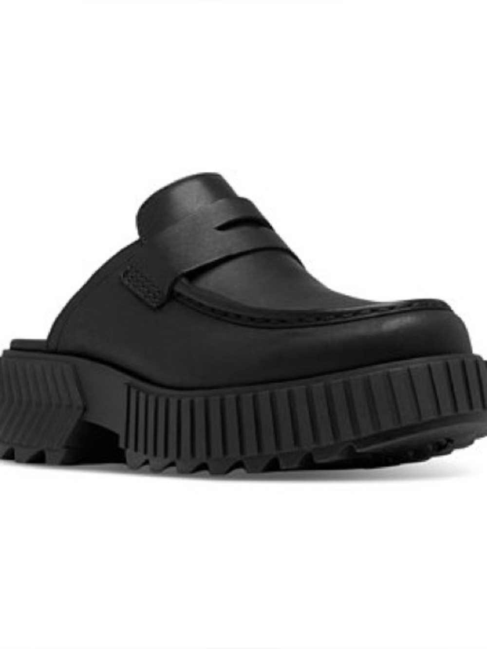 SOREL ONA AVE PENNY LOAFER MULES IN BLACK 9.5 - Picture 3 of 11